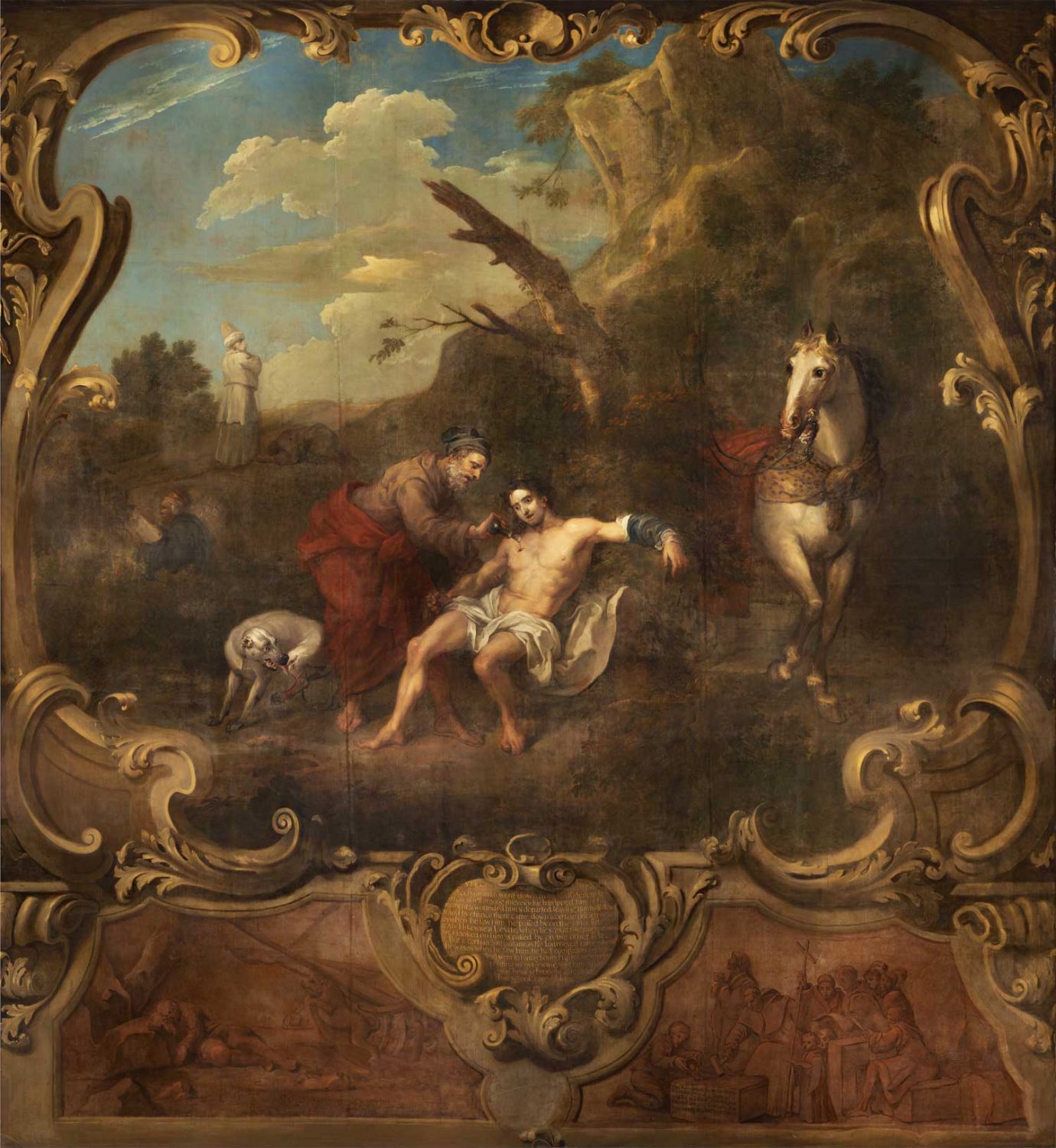 William Hogarth (1697-1764) The Good Samaritan, 1737. Oil on canvas.